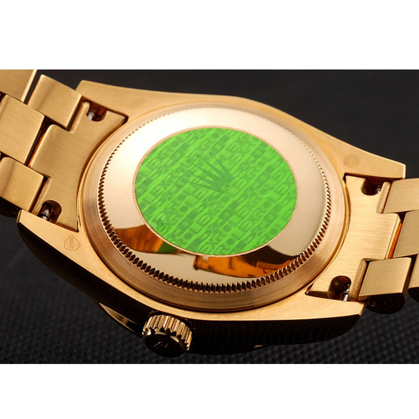 Best AAA Replica Sites Day-Date Pave Dial Swiss Diamond 1453956 Bracelet Diamond Rolex Gold 0605